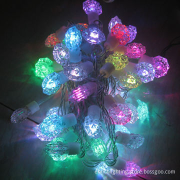 Clear LED String Light, 5 Meters 50 Bulbs, AC 220V, IP44 for Outdoor